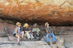 Rock Art and Thomo on Lords safari