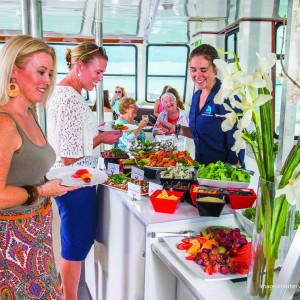 Buffet on Darwin Harbour Cruise